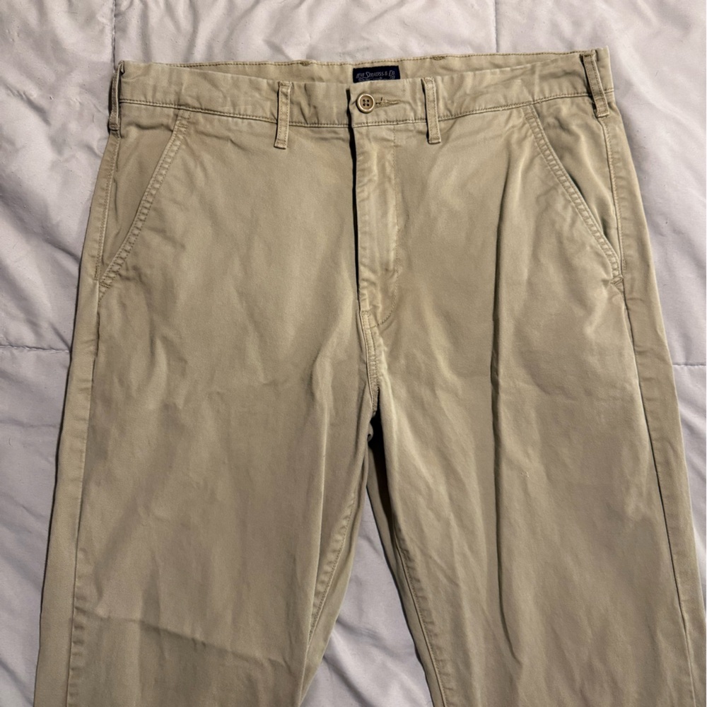 Men’s Levi’s khaki Straight leg pants